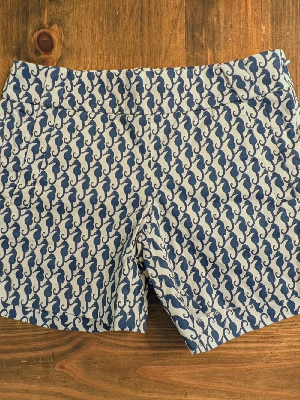 J. Crew Seahorse Shorts With Side Zip Size 00 Cotton Stretch